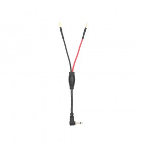 3.5mm mono angle male to 2 *2.0mm banana jack customized cable